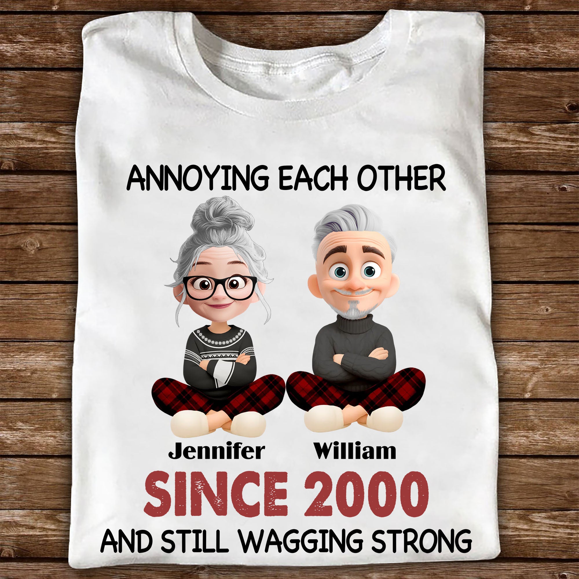 Annoying Each Other Since - Custom Name and Appearance Shirt - Personalized Custom T-shirt