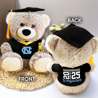 Class Of 2025 - Personalized Graduation Teddy Bear – Custom Gift For 2025 Graduates