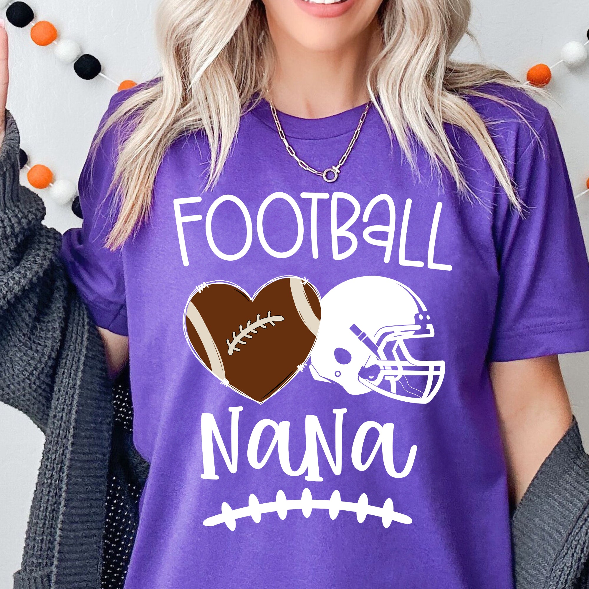 Football Grandma Mama  Shirt - Personalized Shirt Custom T-shirt