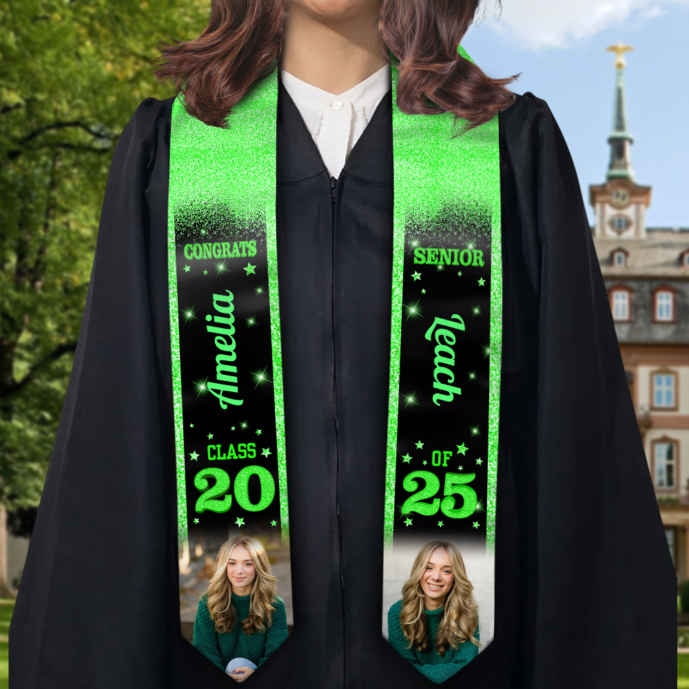 Senior Graduation Stole Personalized Unique Graduation Stole For Class Of 2025