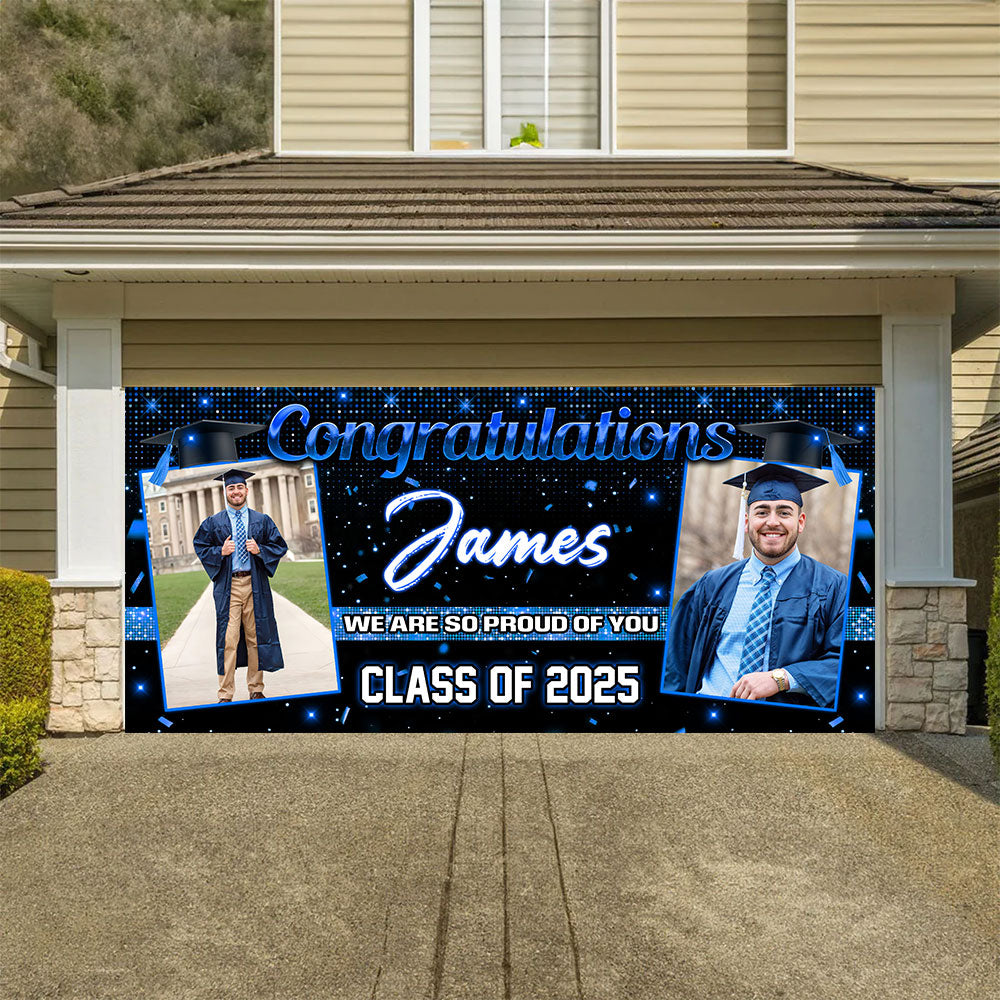 Congratulations - We Are So Proud Of You! - Class Of 2025 Personalized Banner