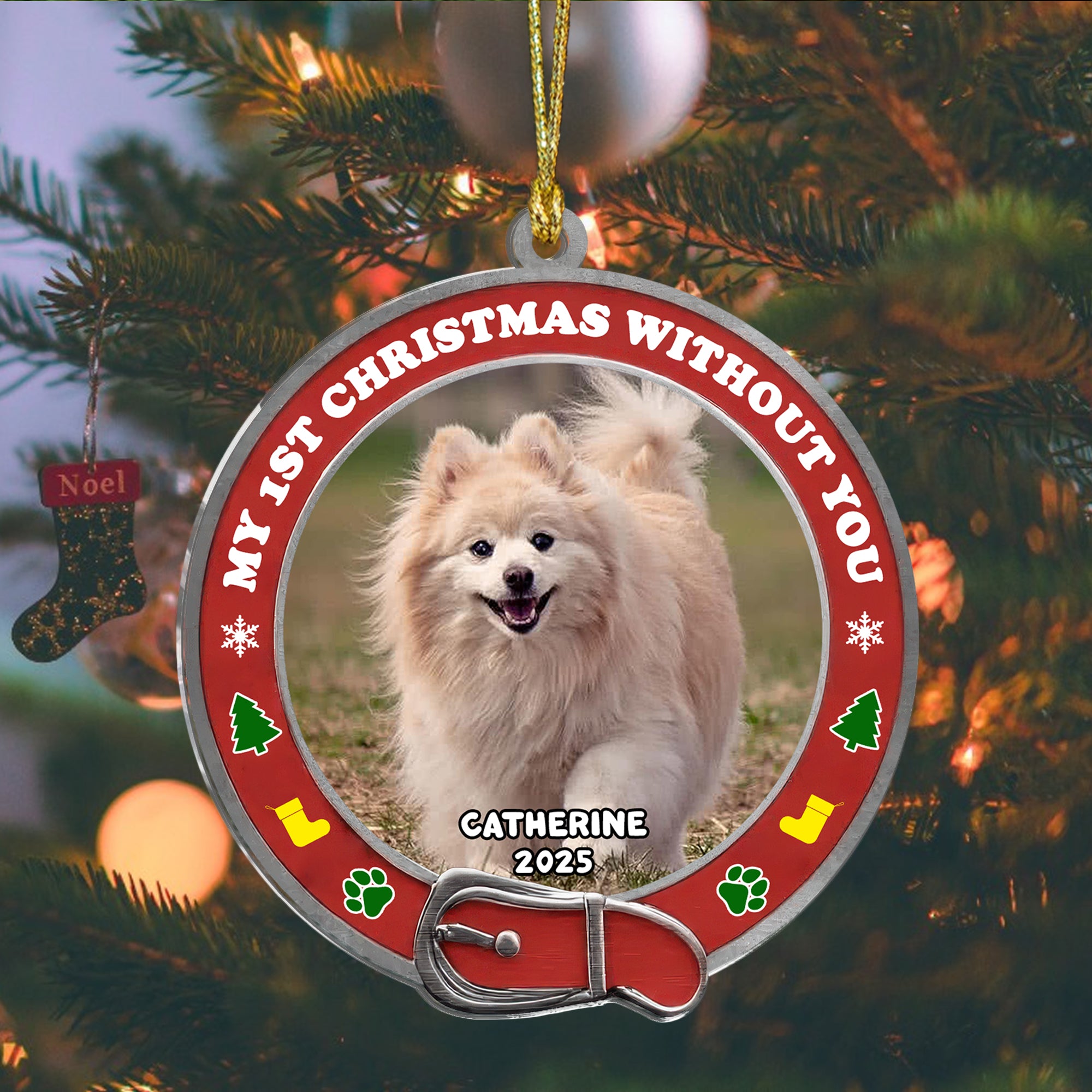 Custom Photo - Pet Lover Hologram Ornament - Family Decoration