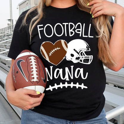 Football Grandma Mama  Shirt - Personalized Shirt Custom T-shirt
