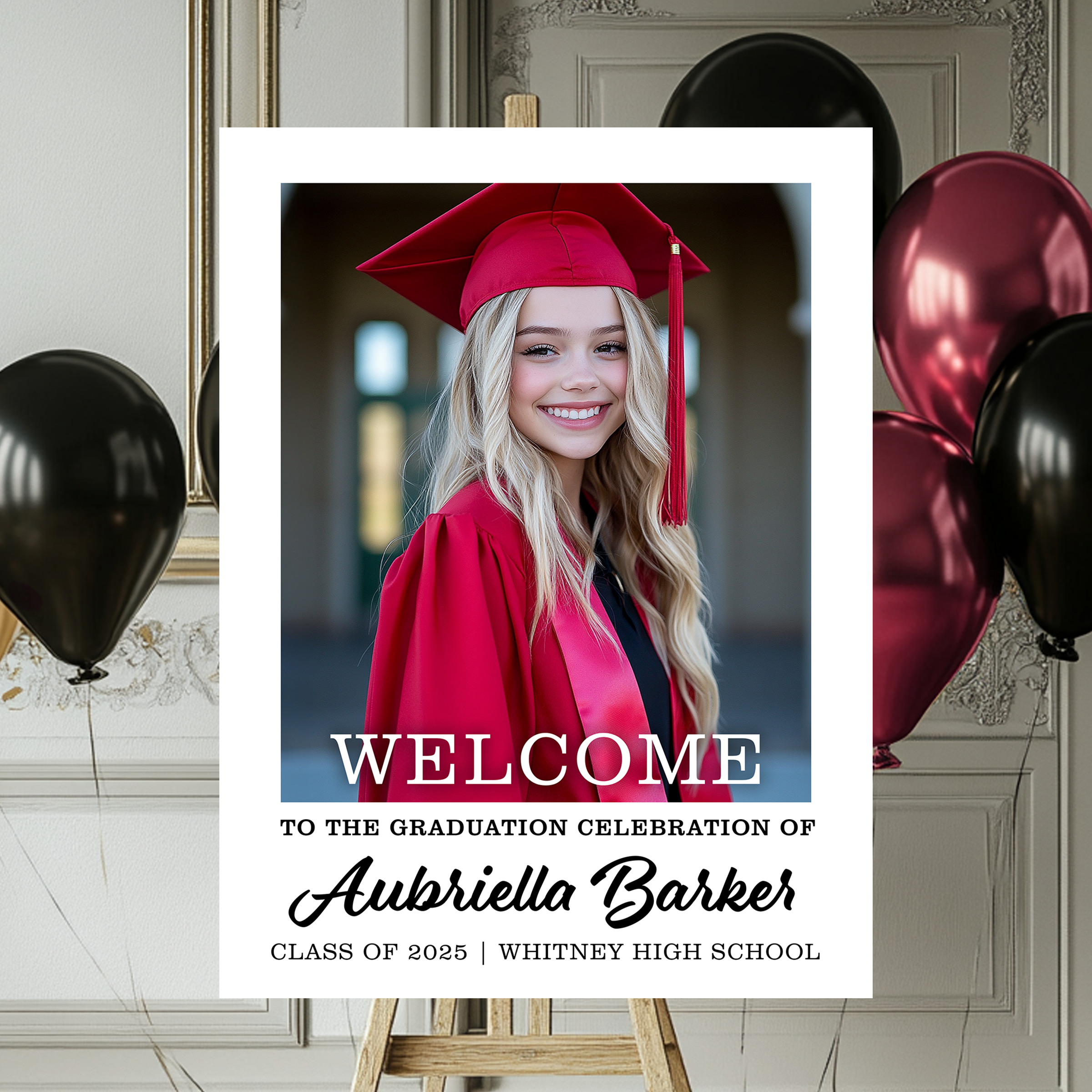 Welcome To The Graduation Celebration Personalized Welcome Sign, Graduation Gift