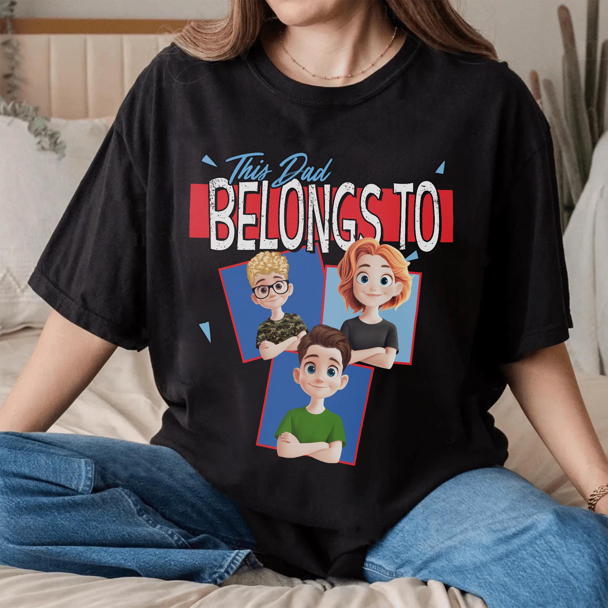 This Mom Belongs To Shirt - Personalized Shirt Custom T-shirt - Gift for Family