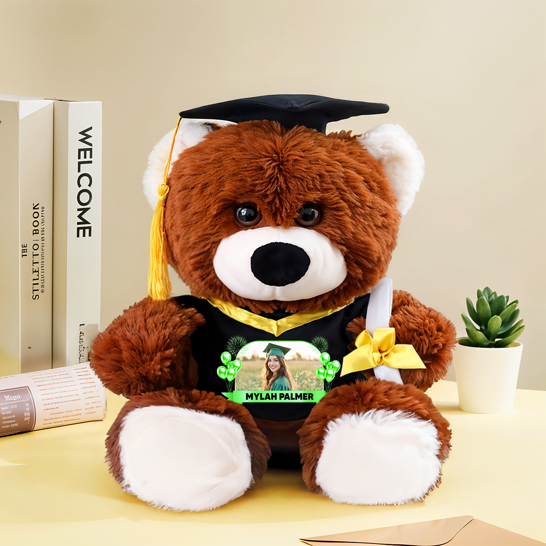 Congrats Class Of 2025 Personalized Graduation Teddy Bear – Custom Gift For 2025 Graduates