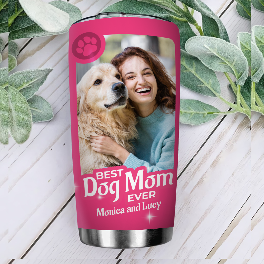 Best Dog Mom Dad Ever - Personalized Custom Tumbler