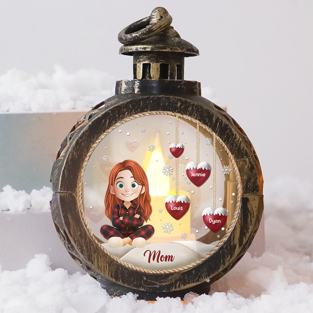 Custom Name and Appearance - Personalized Candlelight Lantern Ornament