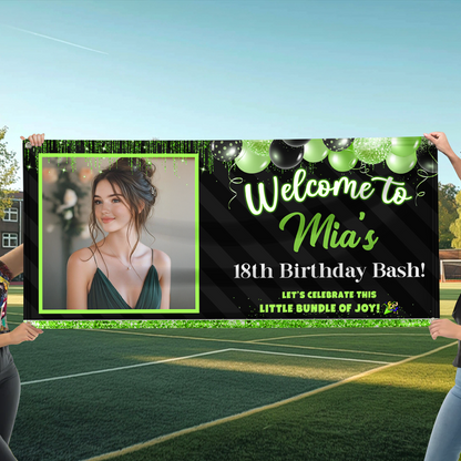 Personalized Birthday Party Banner – Happy Birthday Sign For Party