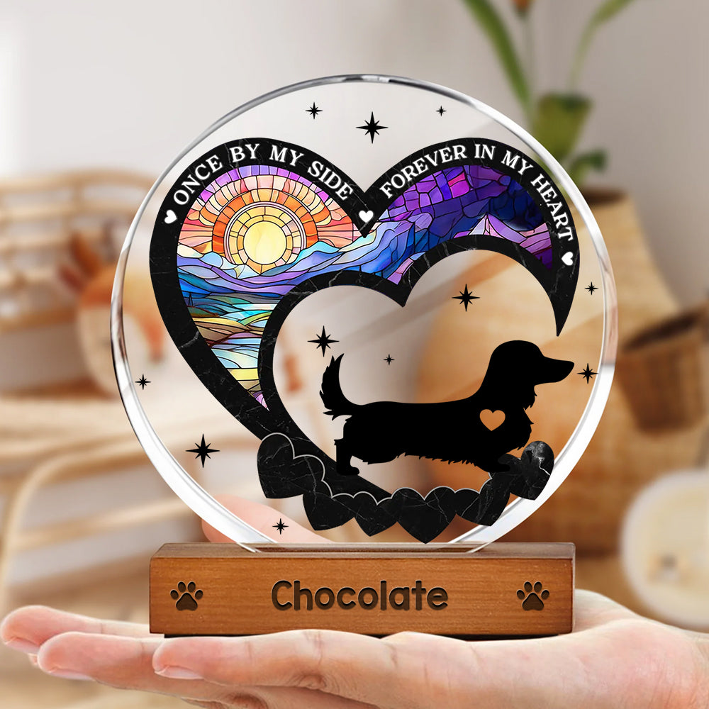 My Hardest Goodbye - Pet Memorial  - Custom Shape Acrylic Block Plaque
