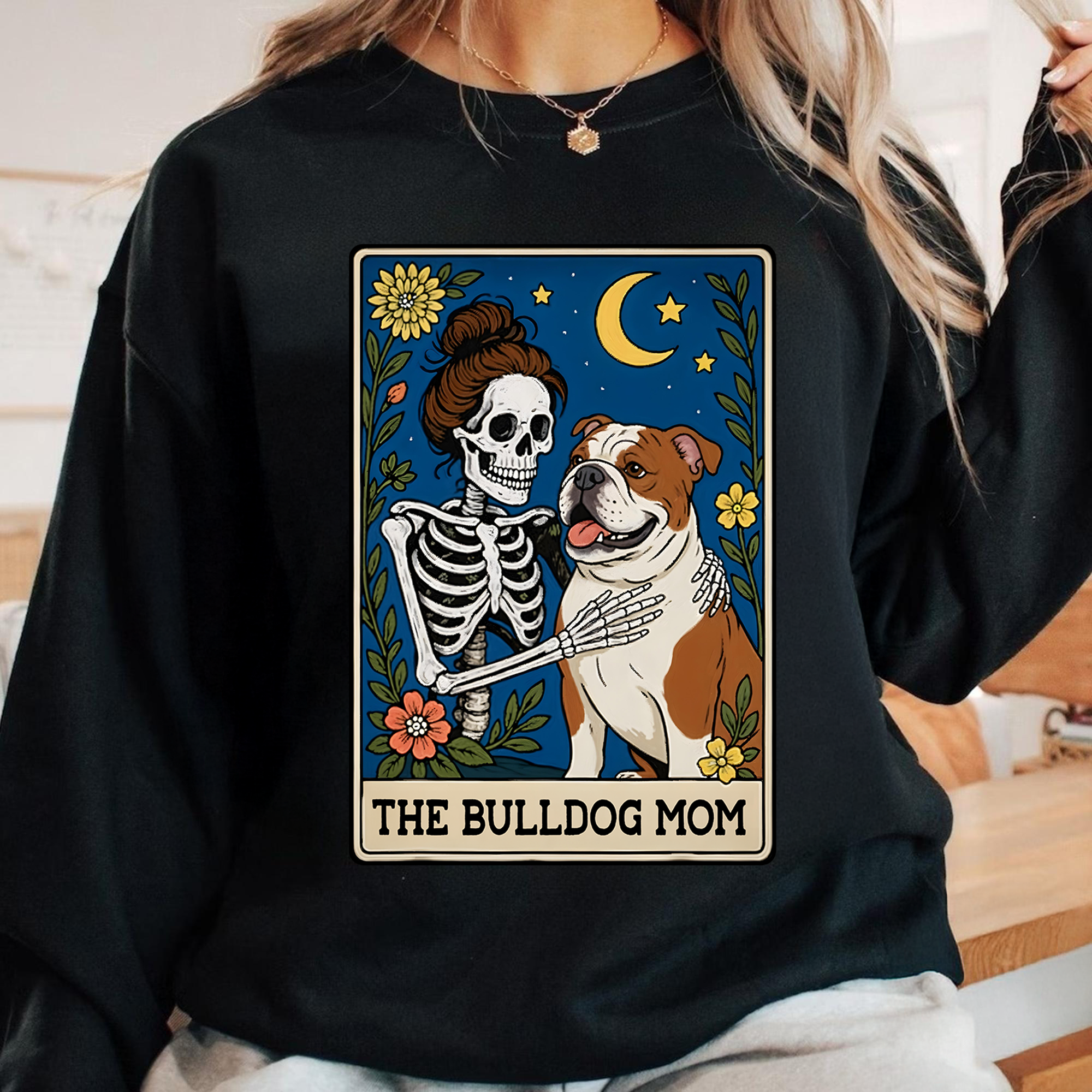 The Bulldog Mom - Halloween Shirt for Pet Lovers - Bulldog Lover Shirt