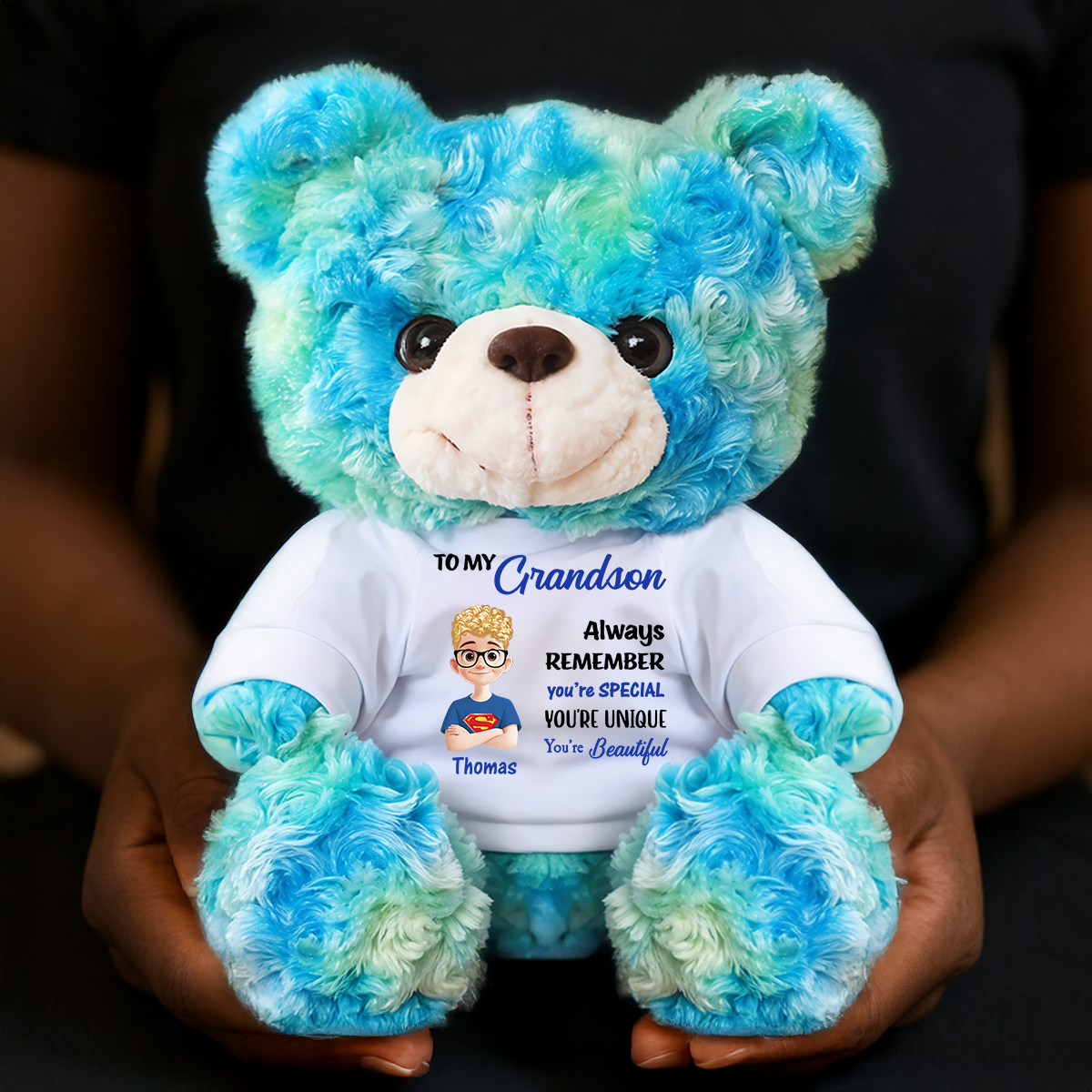 Family Gift - Personalized Bear Plush - Custom Name and Appearance Teddy Bear