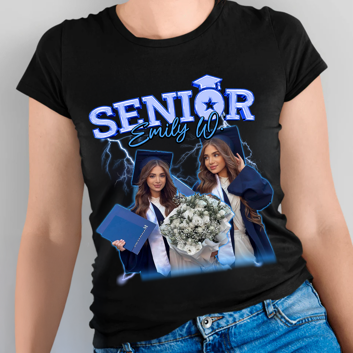 Custom Graduation Shirt, Custom Photo Graduate Shirt, Senior T-Shirt, Graduation Party