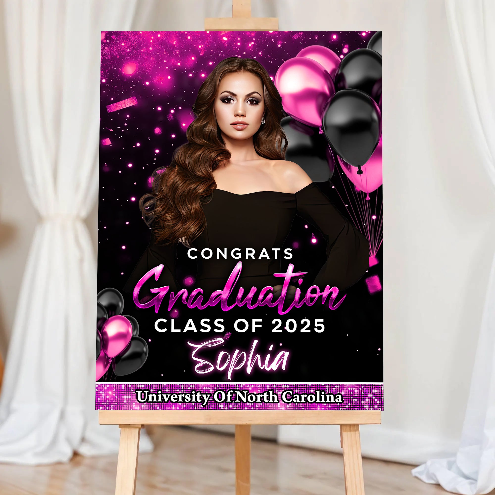 Personalized Congrats Graduation Class Of 2025 Welcome Sign, Graduation Decor, Graduation Gift