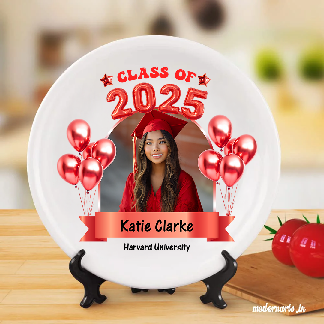 Class Of 2015 Personalized Ceramic Plate
