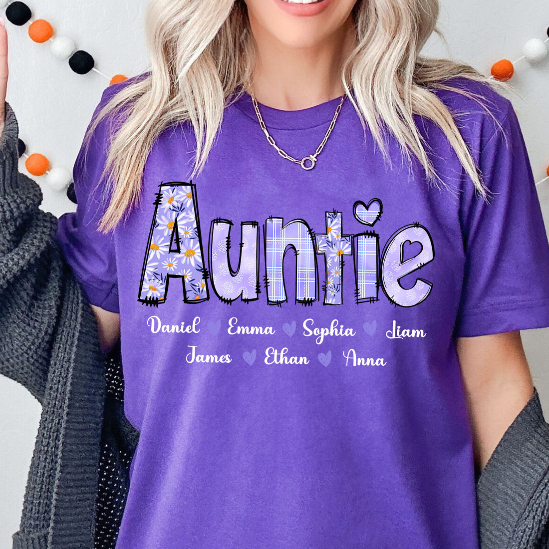Custom Grandma Shirt With Names - Personalized Shirt Custom T-shirt - Mother Gift