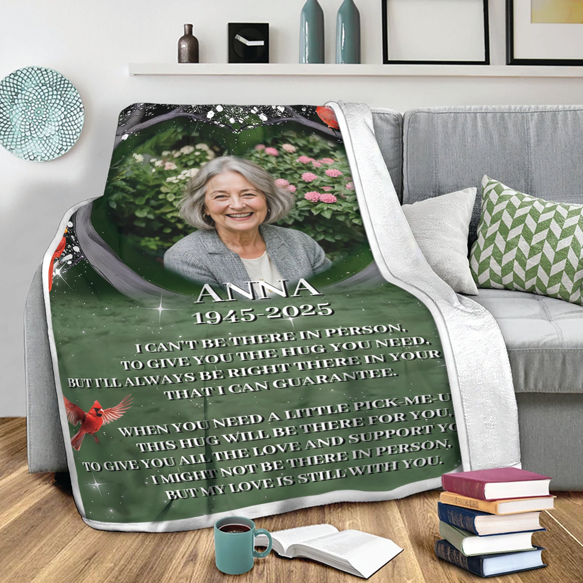 I Will Always Love You - Sympathy Gift - Personalized Custom Memorial Blanket