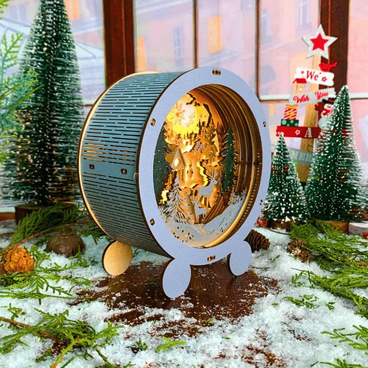 3D Puzzle Gooden Lamp - Snow Village
