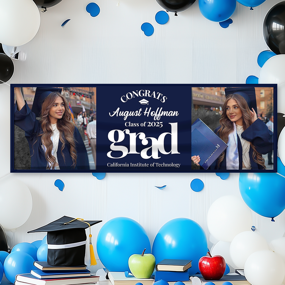 Congratulations Class Of 2025 Banner – Perfect Graduation Party Decoration