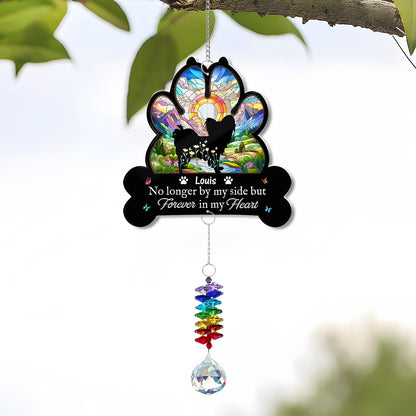 Hardest Goodbye - Pet Memorial Gift - Ornament Hanging Piece With Crystal Charm