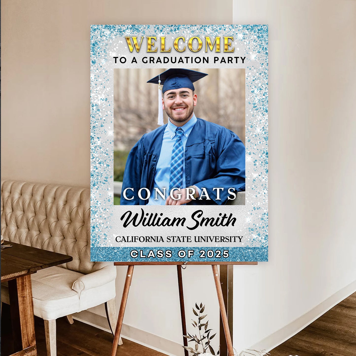 Graduation Welcome Sign - Custom Class Of 2025 Graduation Party Welcome Sign - Graduation Party Welcome Sign