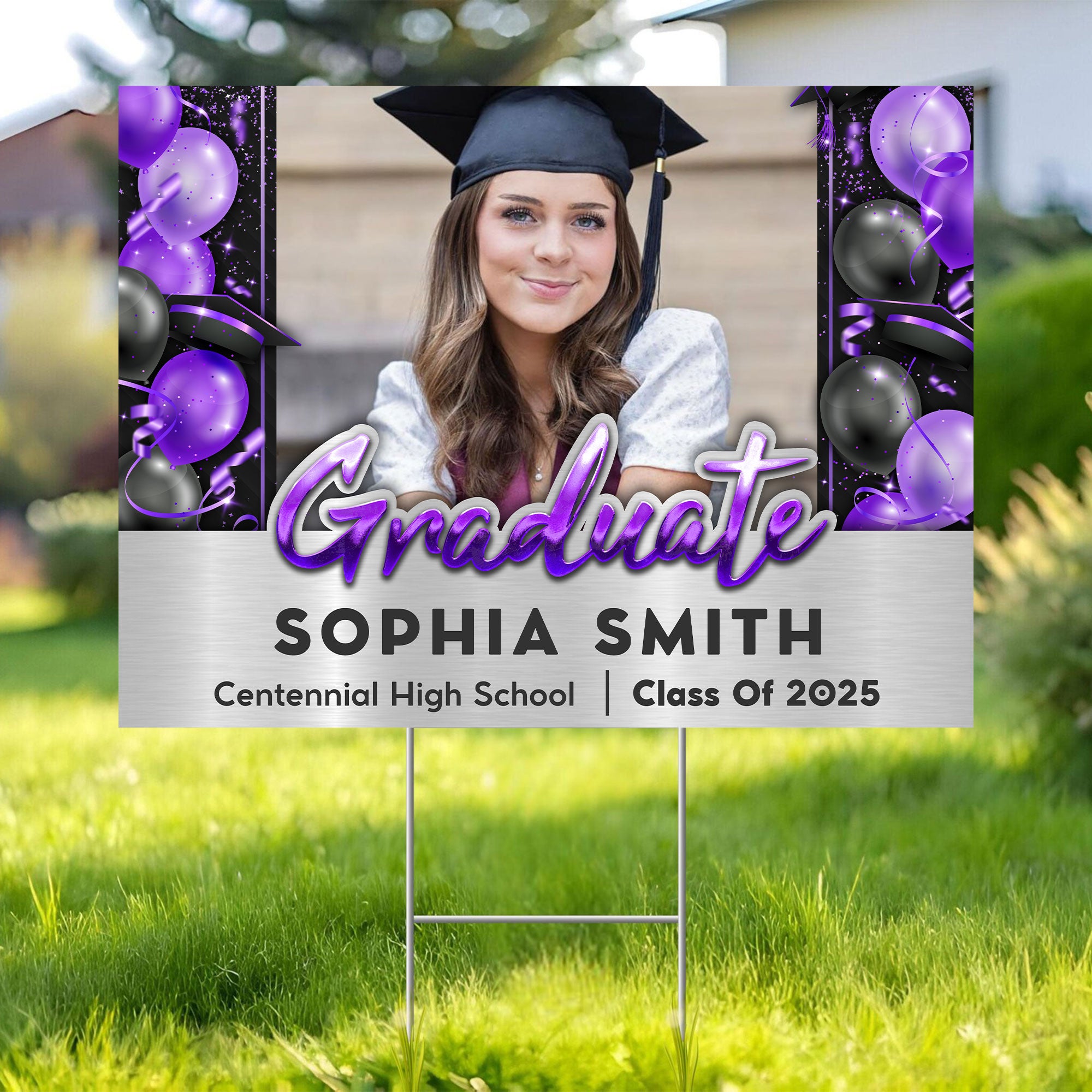 Graduate Class Of 2025 Lawn Sign Personalized Graduation Lawn Sign, Graduation Gift, , Graduation Decor