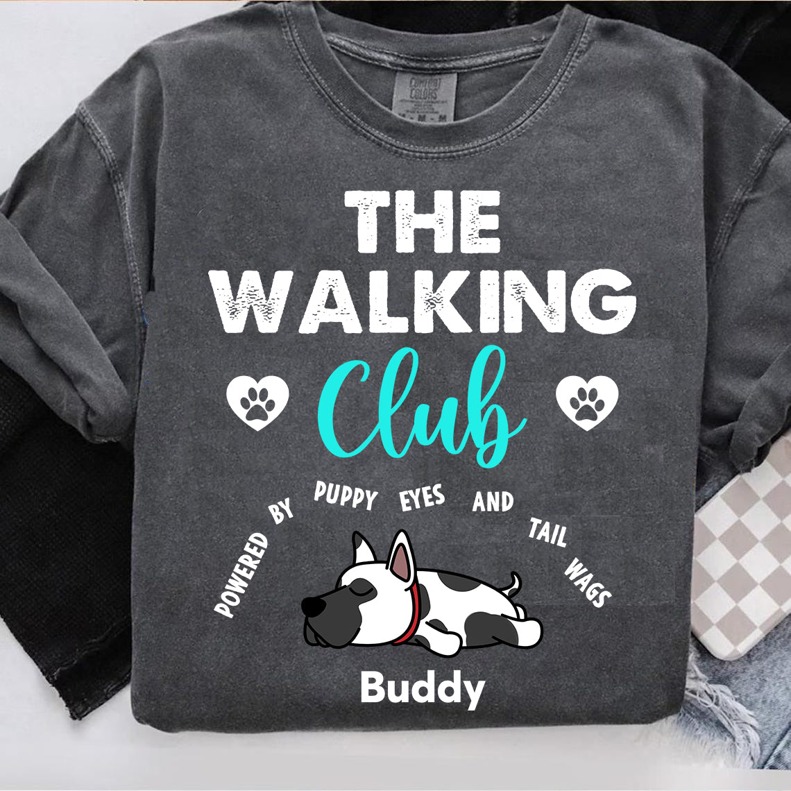 The Walking Club - Personalized Pet Lover Shirt Custom T-shirt, Gift for Pet Lover