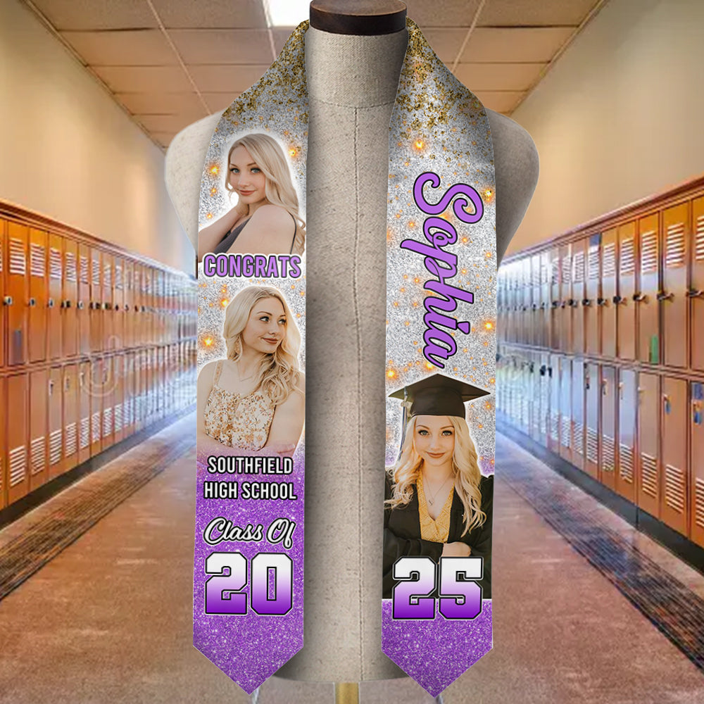 Class Of 2025 Graduation Stoles Personalized Graduation Gift