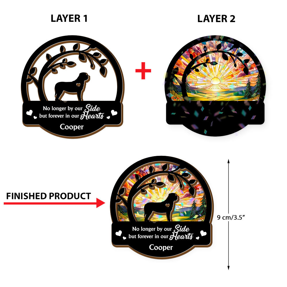 Personalized Pet Memorial Ornament - Custom Shape Hologram Ornament