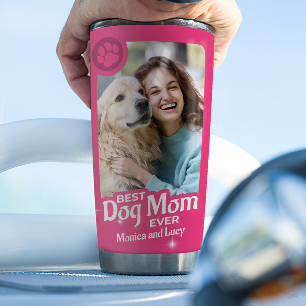 Best Dog Mom Dad Ever - Personalized Custom Tumbler