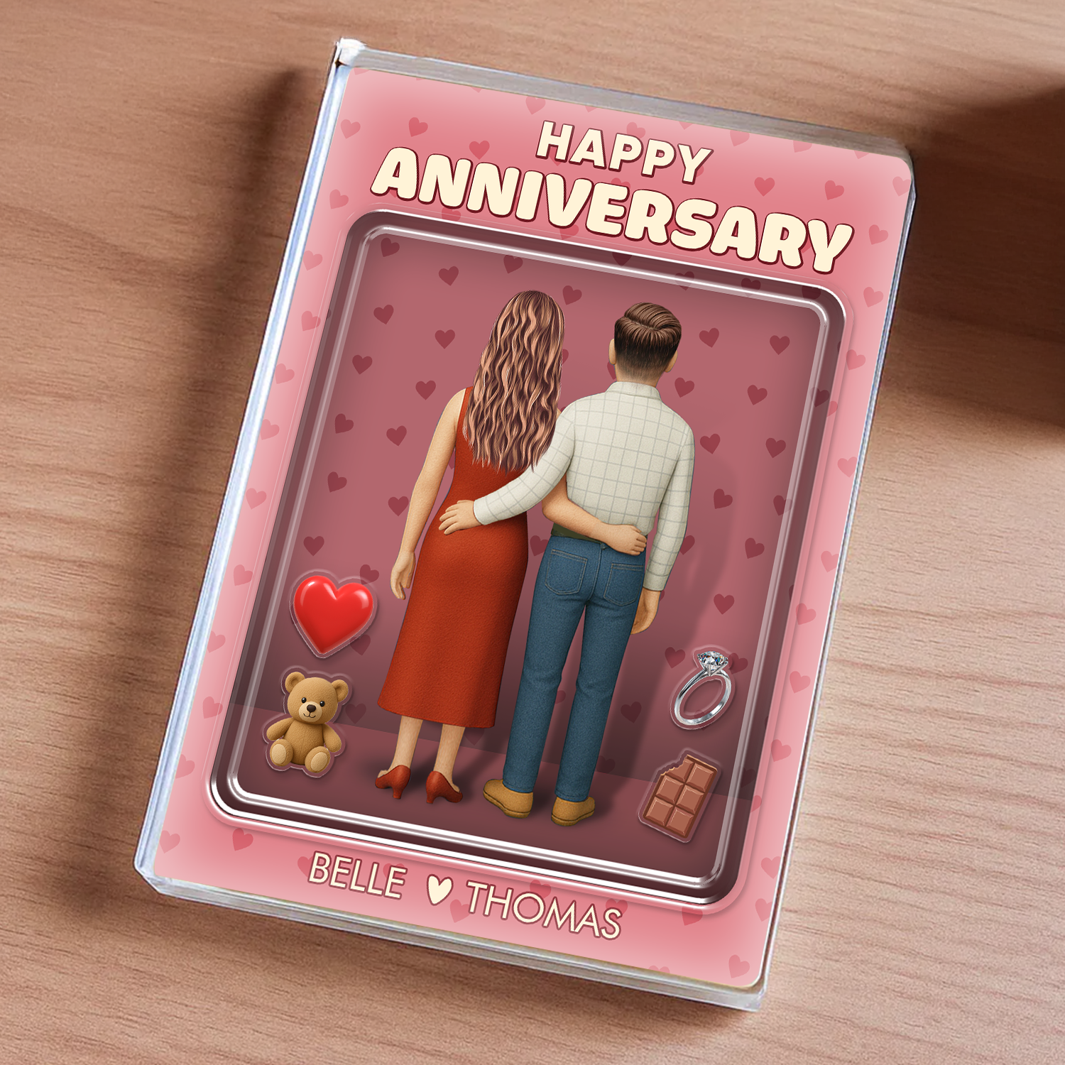 You & Me We Got This - Custom Figure Personalized Acrylic Block Plaque