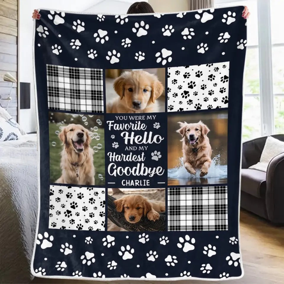 Fur Baby - Custom Pet Gift - Personalized Custom Pet Blanket