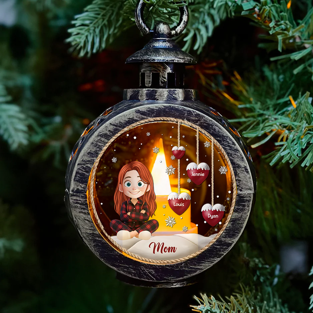 Custom Name and Appearance - Personalized Candlelight Lantern Ornament