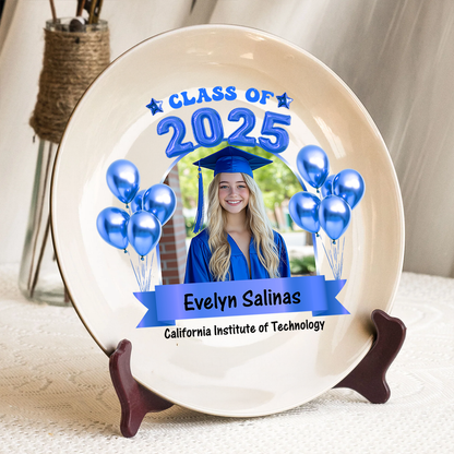 Class Of 2015 Personalized Ceramic Plate