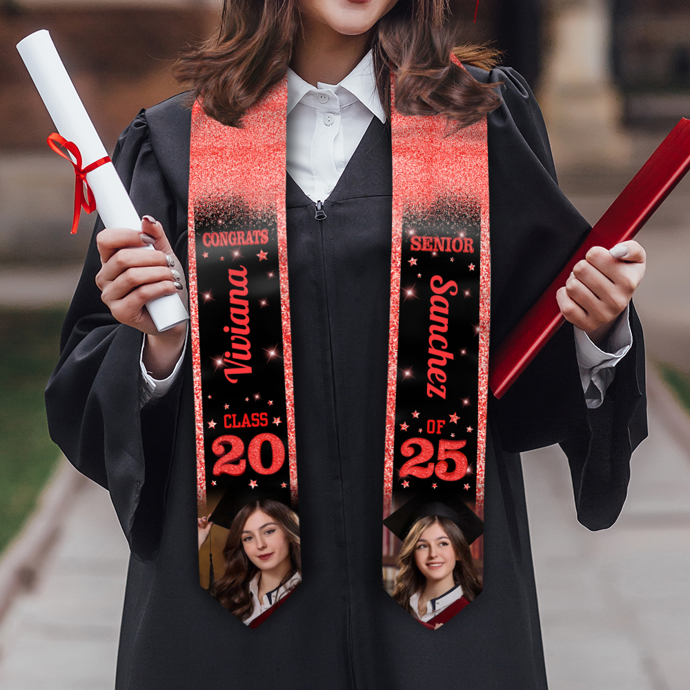 Senior Graduation Stole Personalized Unique Graduation Stole For Class Of 2025