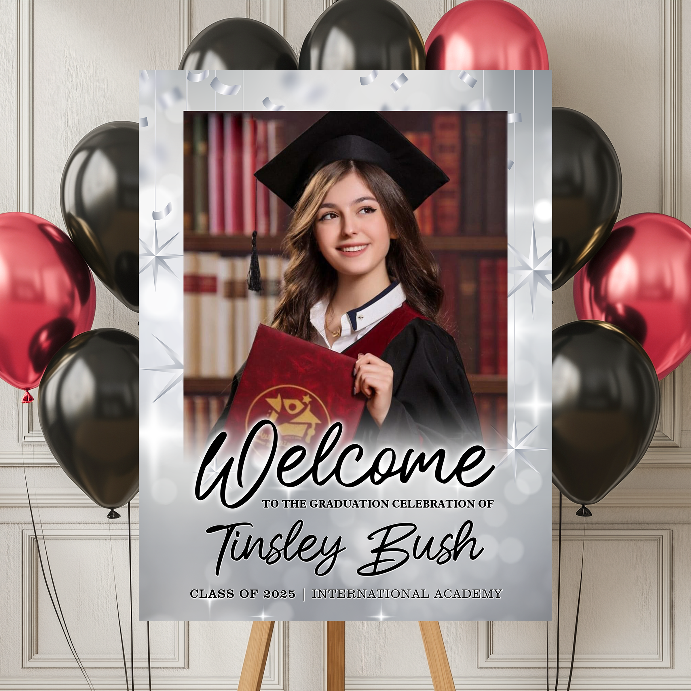 Personalized Grad Welcome Sign – Perfect Party Decoration