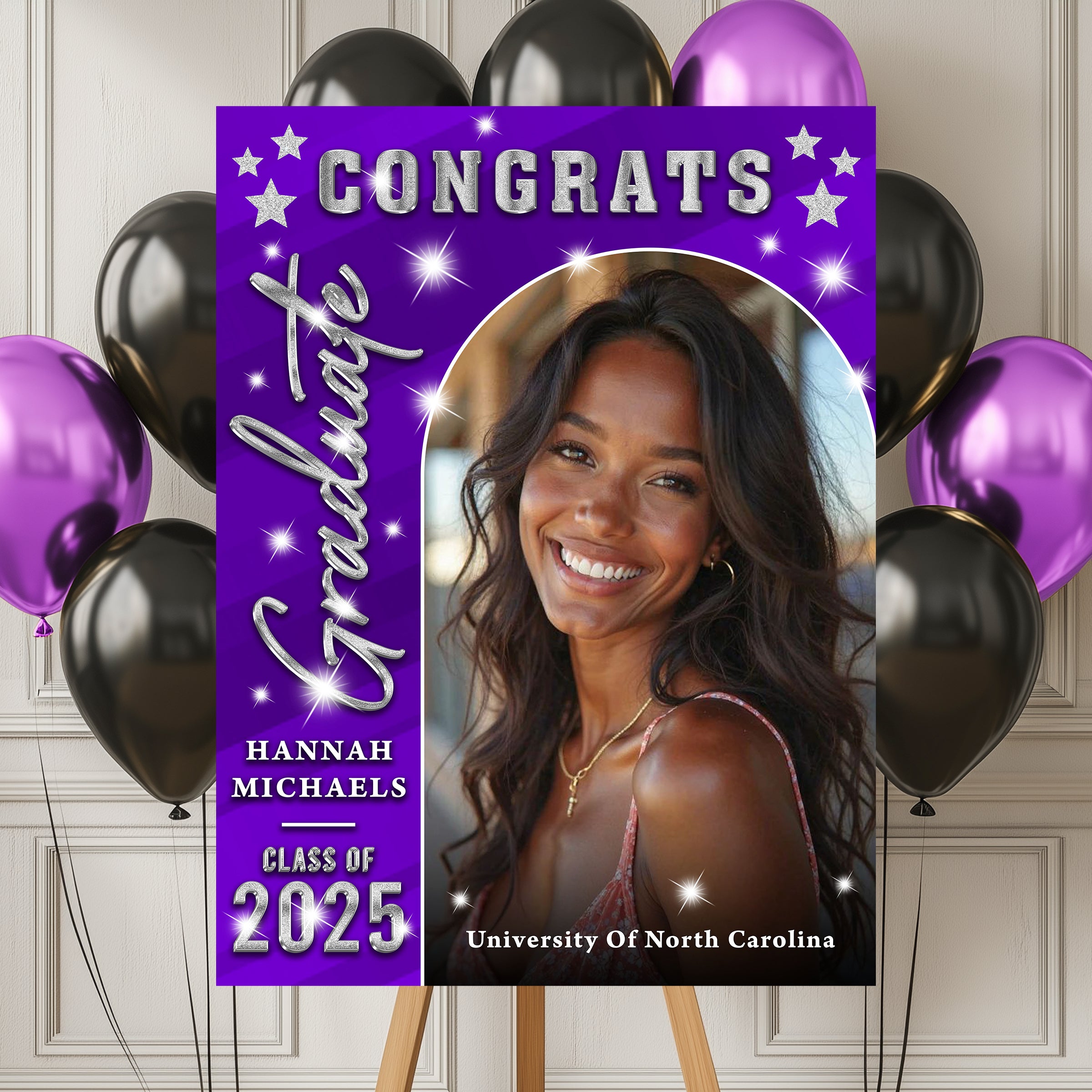 Congrats Graduate Class of 2025 – Personalized Welcome Sign For An Unforgettable Celebration