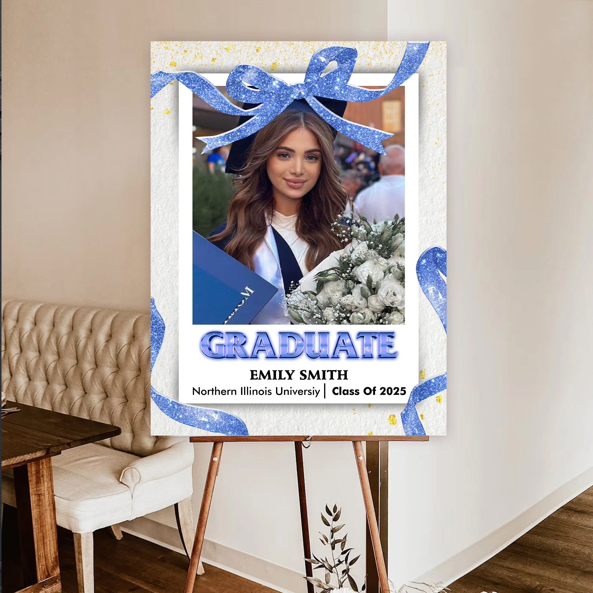 Class Of 2025 Welcome Sign - Graduation Party Welcome Sign - Custom Photo Grad Party Sign - Personalized Graduation Decoration