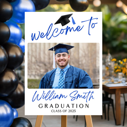 Custom Graduation Welcome Sign – Celebrate Your Class of 2025 Graduate in Style