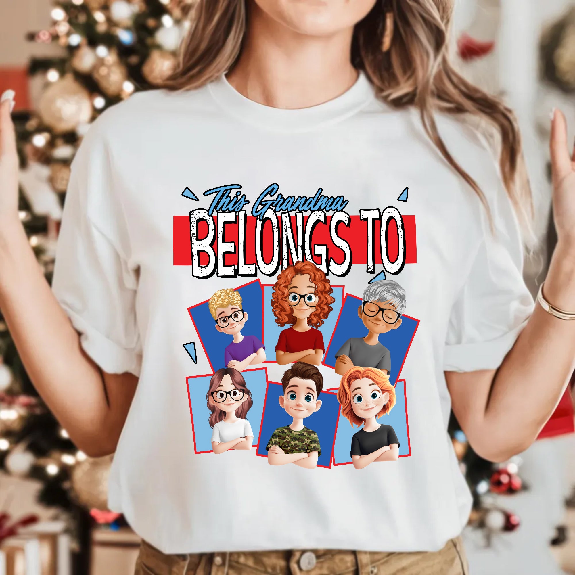 This Mom Belongs To Shirt - Personalized Shirt Custom T-shirt - Gift for Family