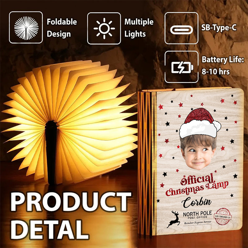 Official Lamp - Personalized Book Lamp - Christmas Gift