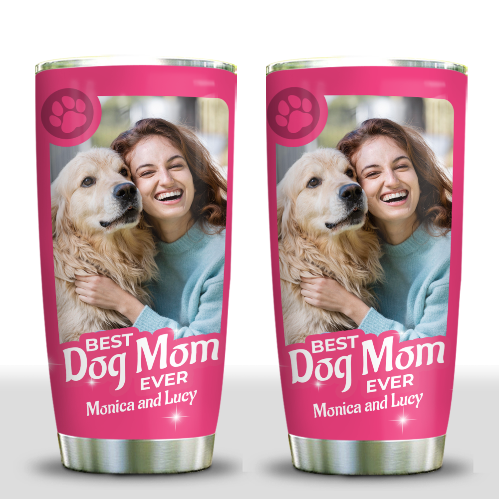 Best Dog Mom Dad Ever - Personalized Custom Tumbler