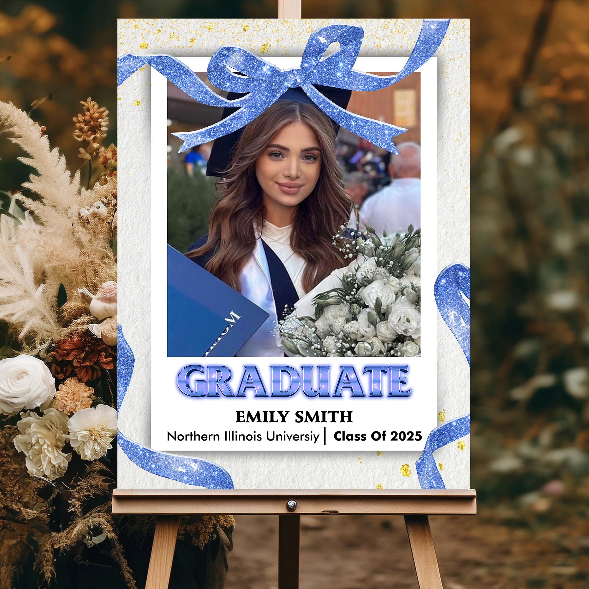 Class Of 2025 Welcome Sign - Graduation Party Welcome Sign - Custom Photo Grad Party Sign - Personalized Graduation Decoration