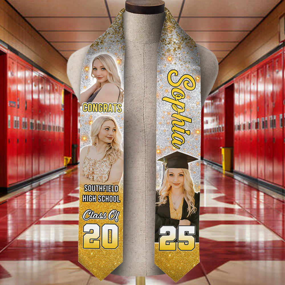 Class Of 2025 Graduation Stoles Personalized Graduation Gift