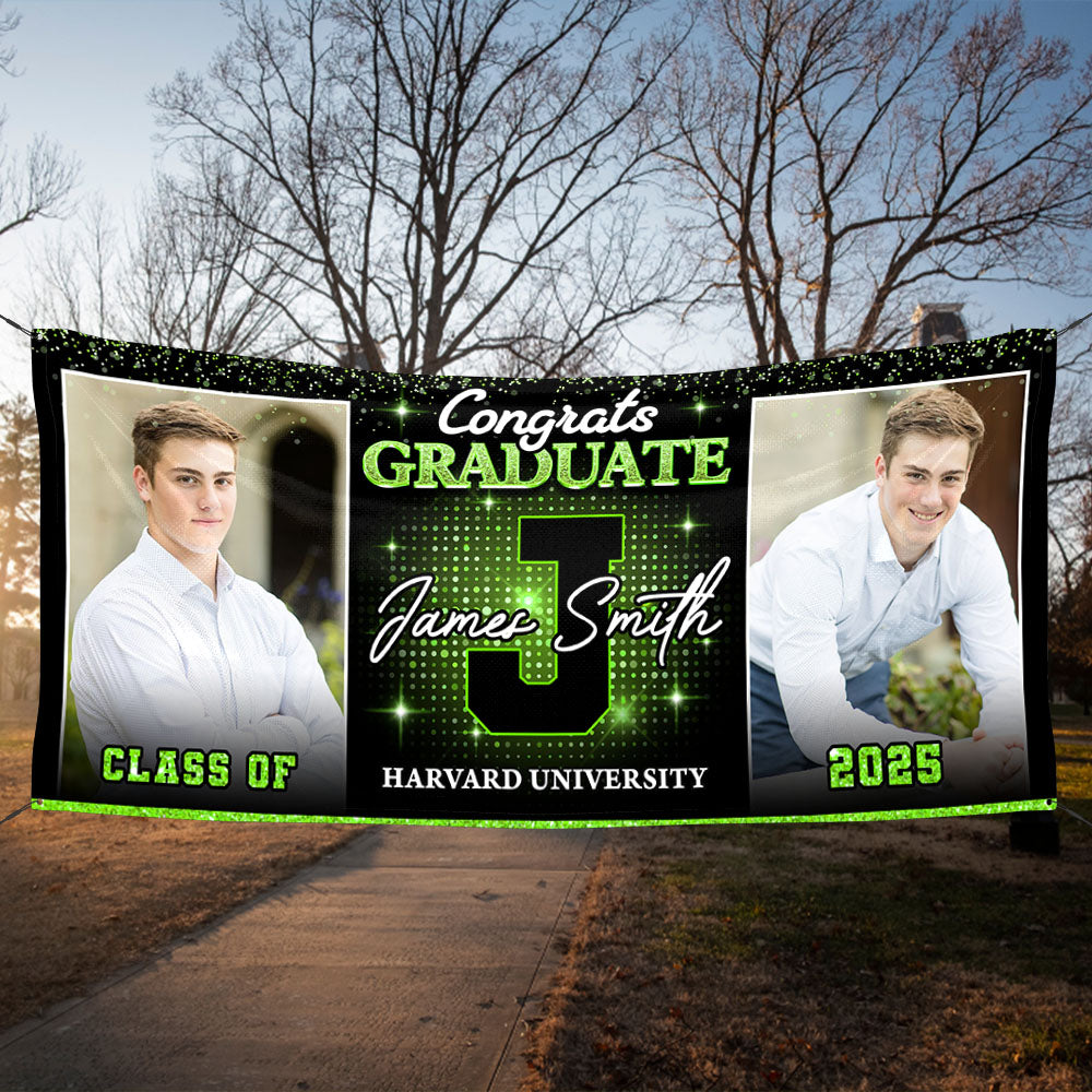 Custom Class of 2025 Graduation Banner – Perfect Party Decor & Keepsake