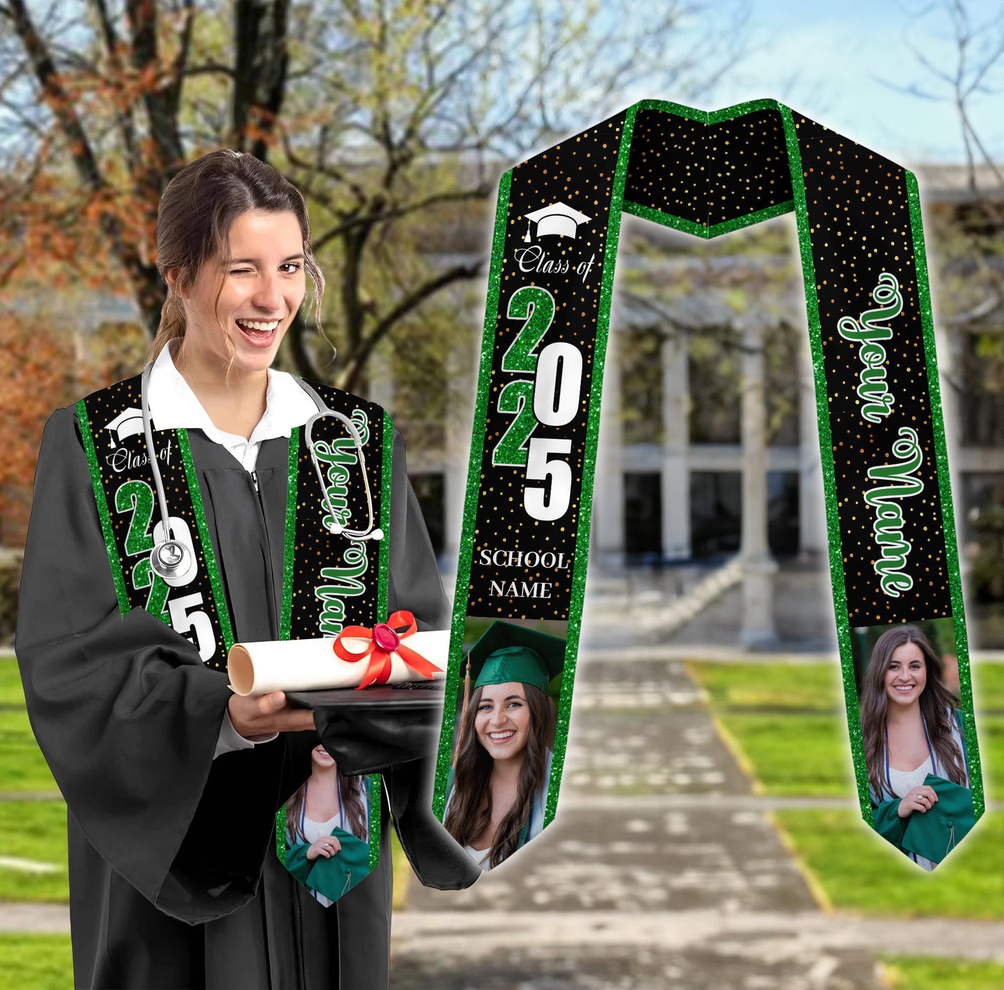 Class of 2025 Graduation Stoles, Graduation Gift