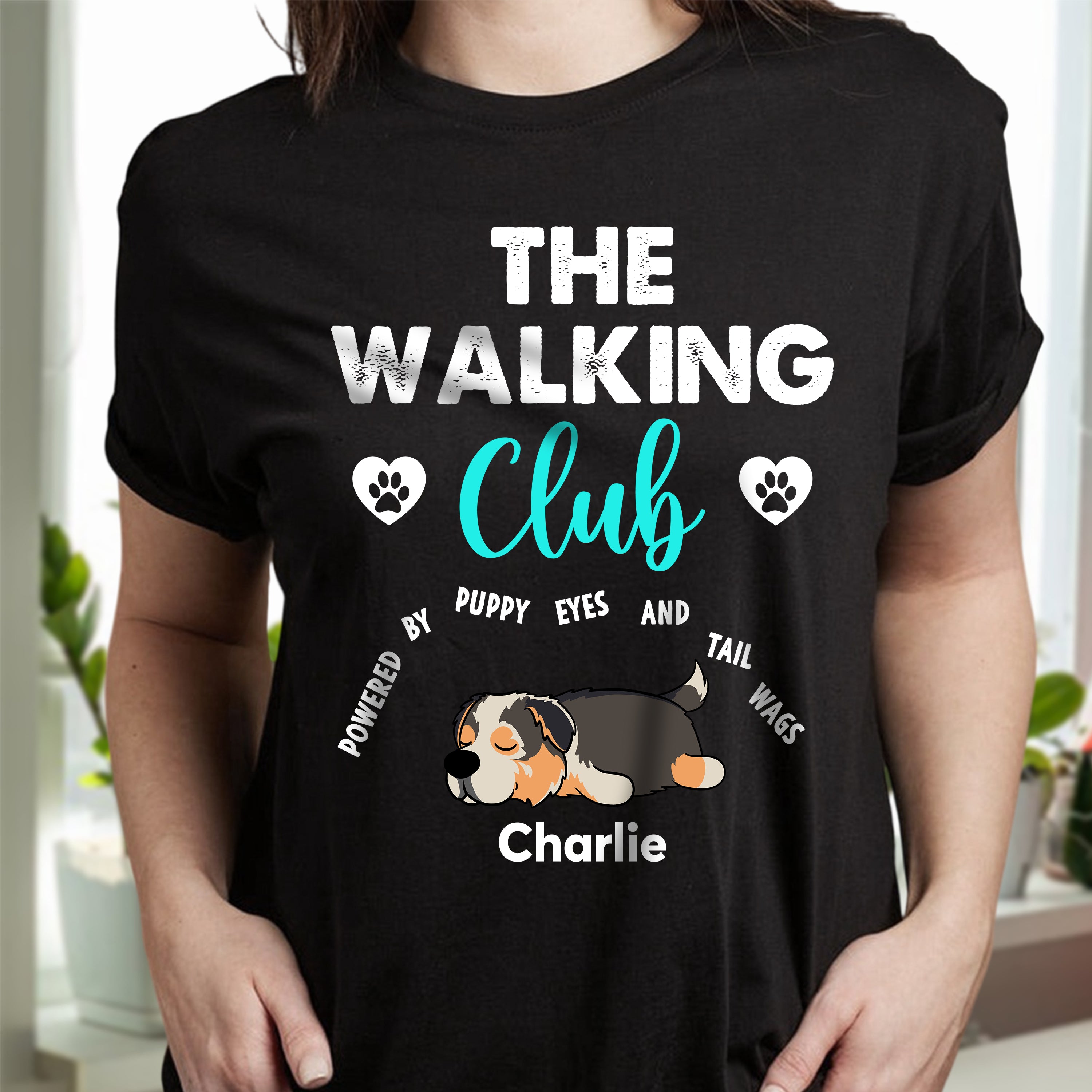 The Walking Club - Personalized Pet Lover Shirt Custom T-shirt, Gift for Pet Lover