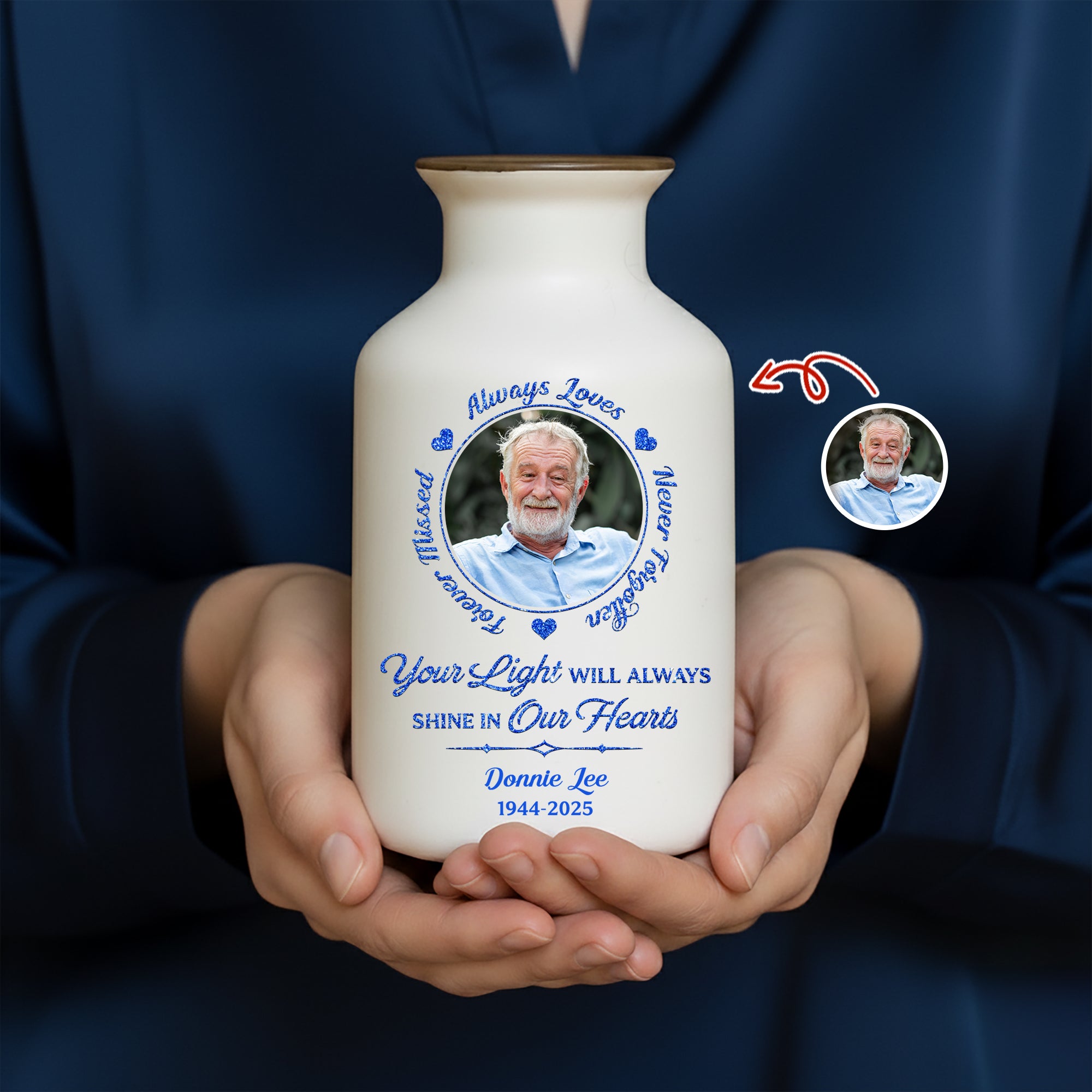 I Am Always With You - Personalized Elegant Ceramic Flower Pot Minimalist