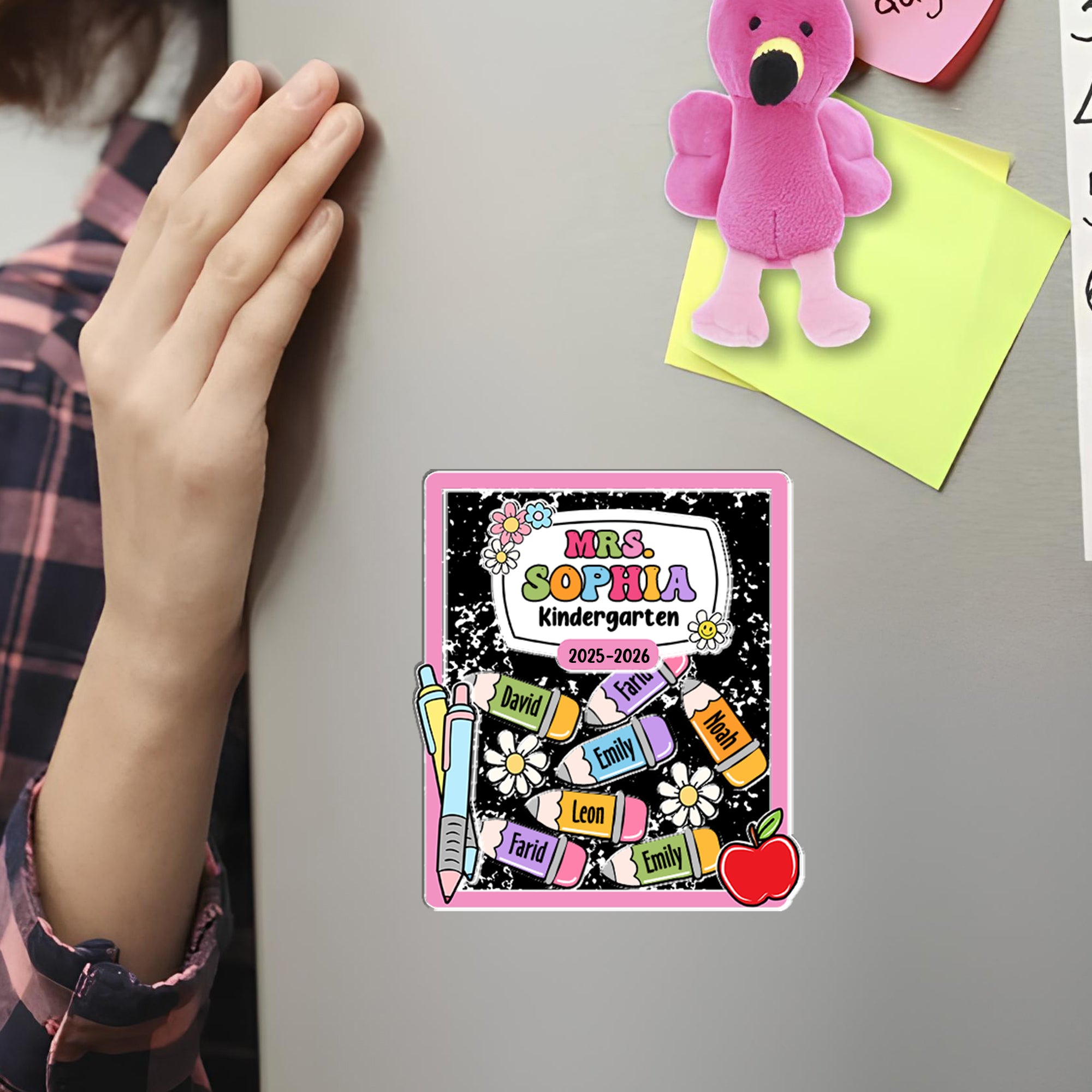 Personalized Shaker Magnet - Custom Name Gift for Teachers