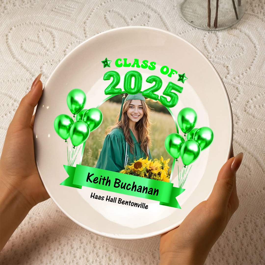 Class Of 2015 Personalized Ceramic Plate